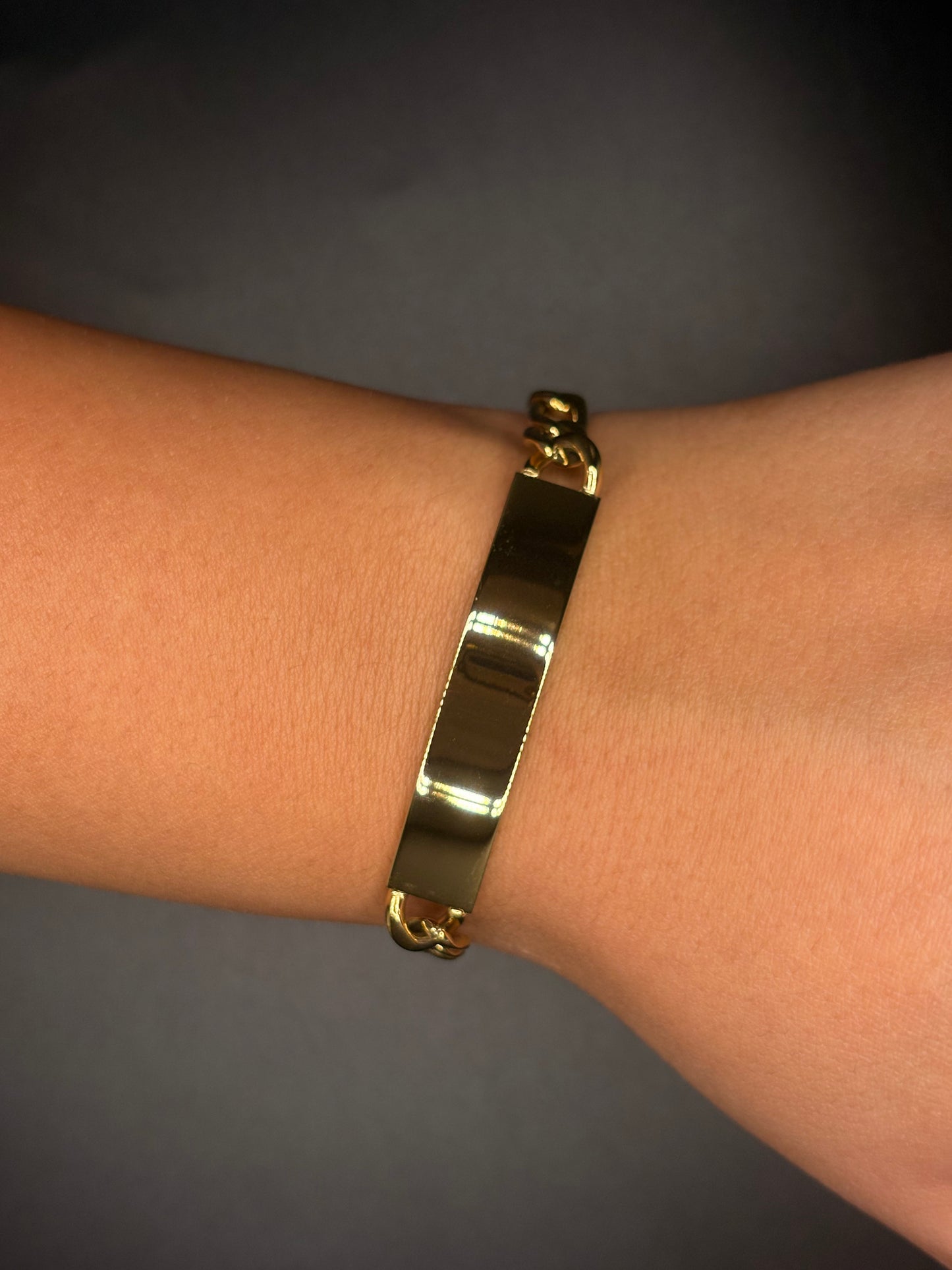PVD Gold Plated ID Bracelet
