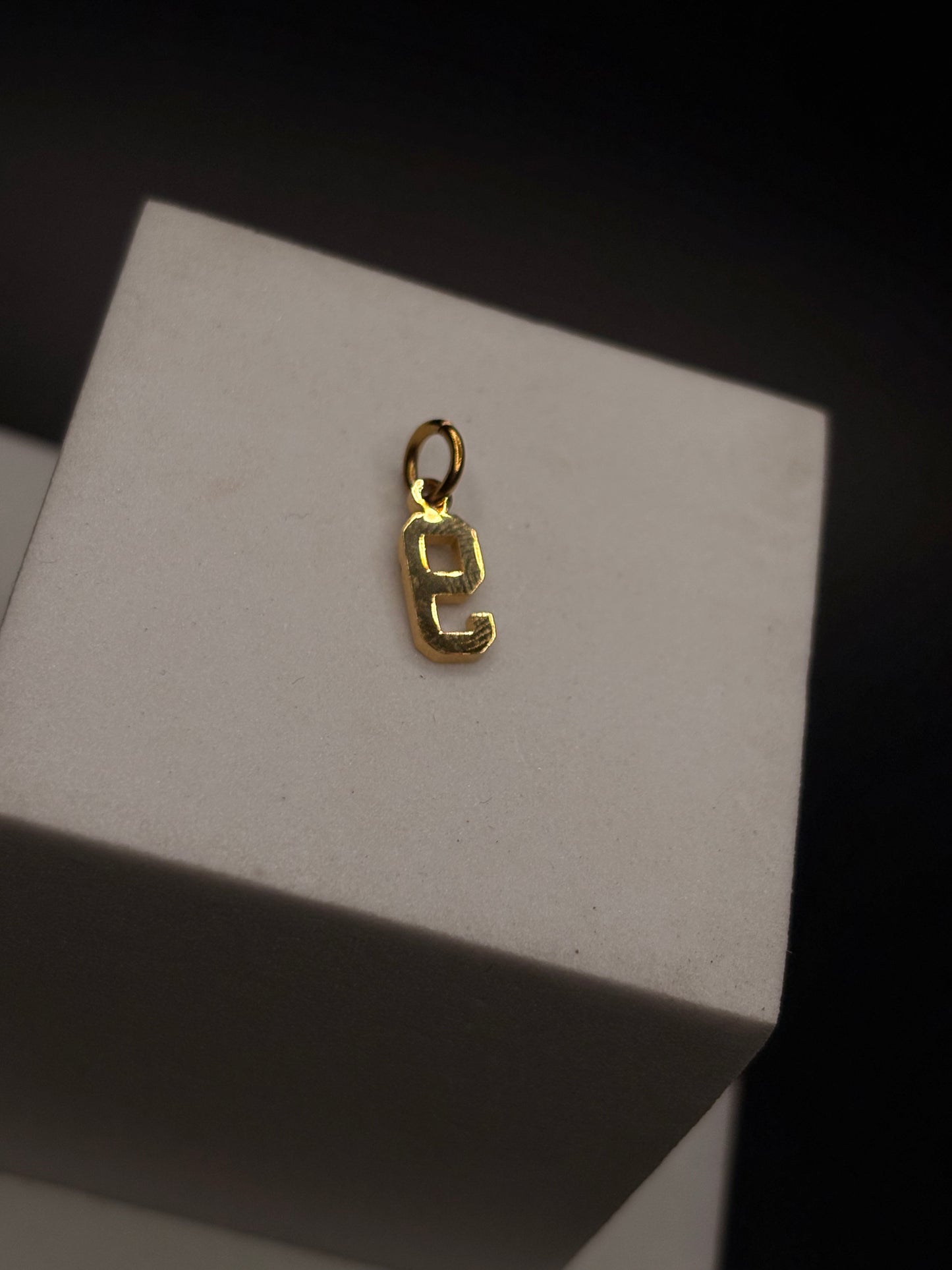Gold Filled Number Pendants/Charms