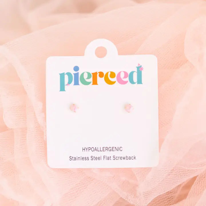 Pink Opal Studs