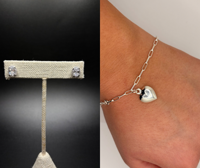 Sterling Silver Earrings/Bracelets