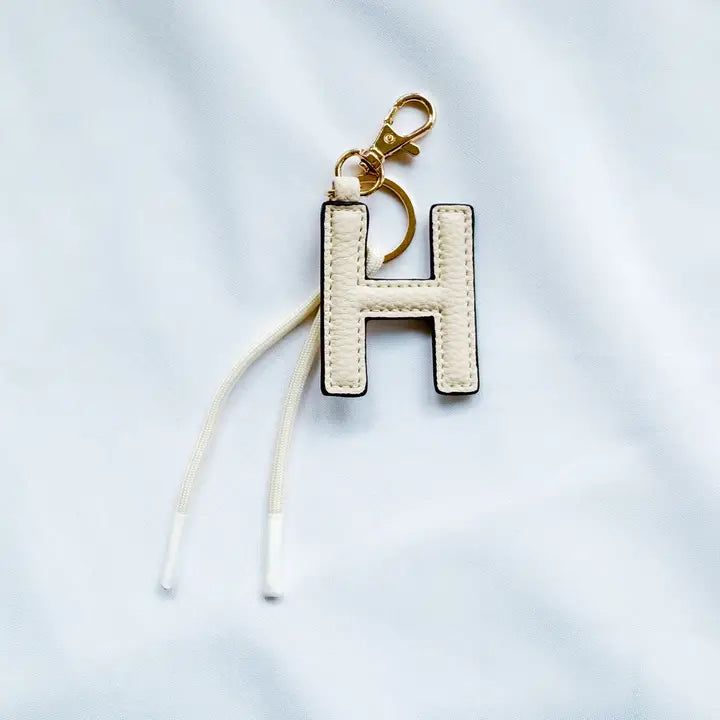 Initial Bag Charm "H"