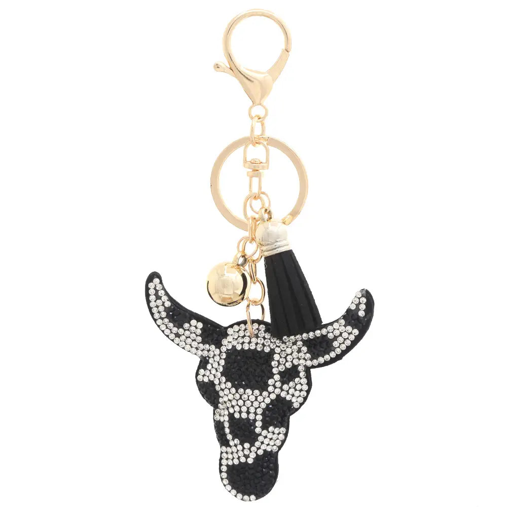 Cow Head Bag Charm