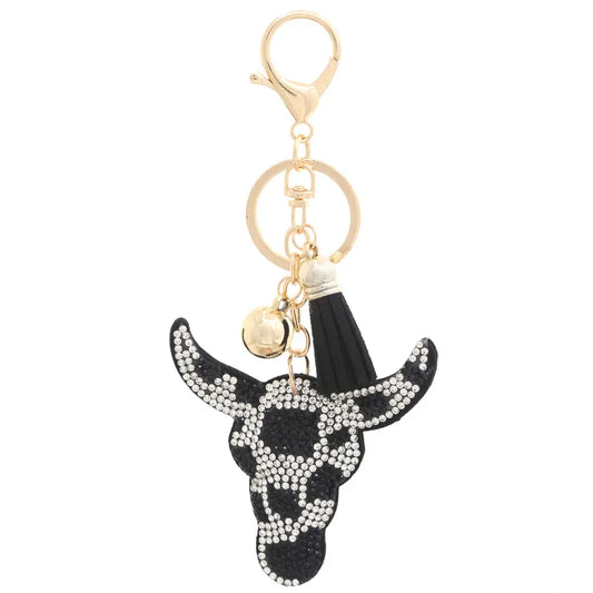 Cow Head Bag Charm