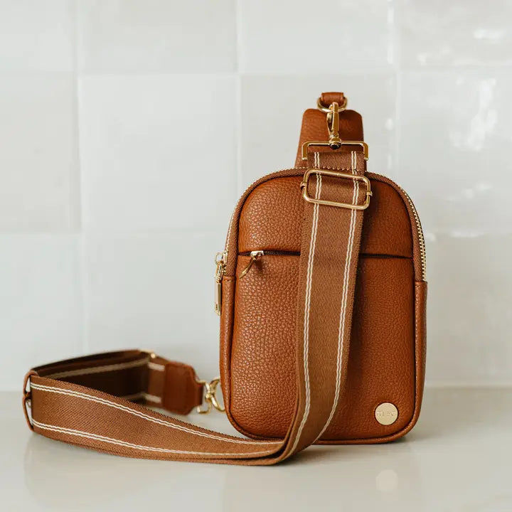 Bridget Sling Crossbody Fanny Mini Belt Bag Camel