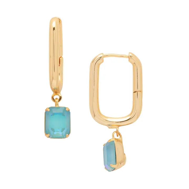 Octavia Rectangle Hoop Earrings