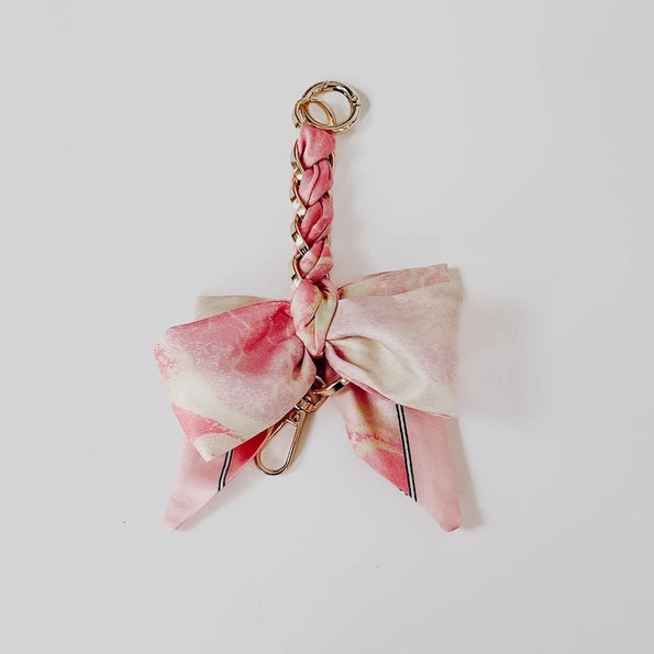 Pink Satin Bag Charm