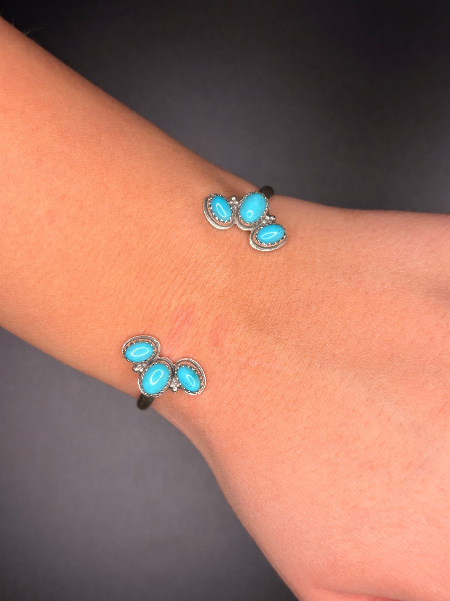 Sterling Silver Turquoise Cuff