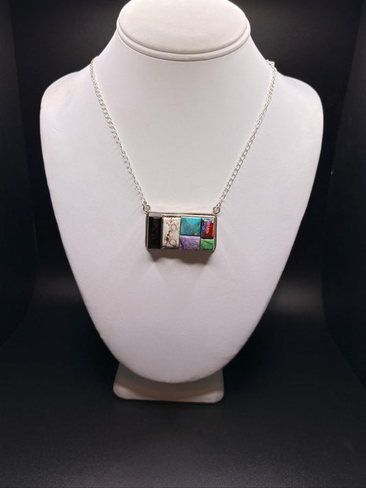 Sterling Silver Cobblestone Turquoise Necklace