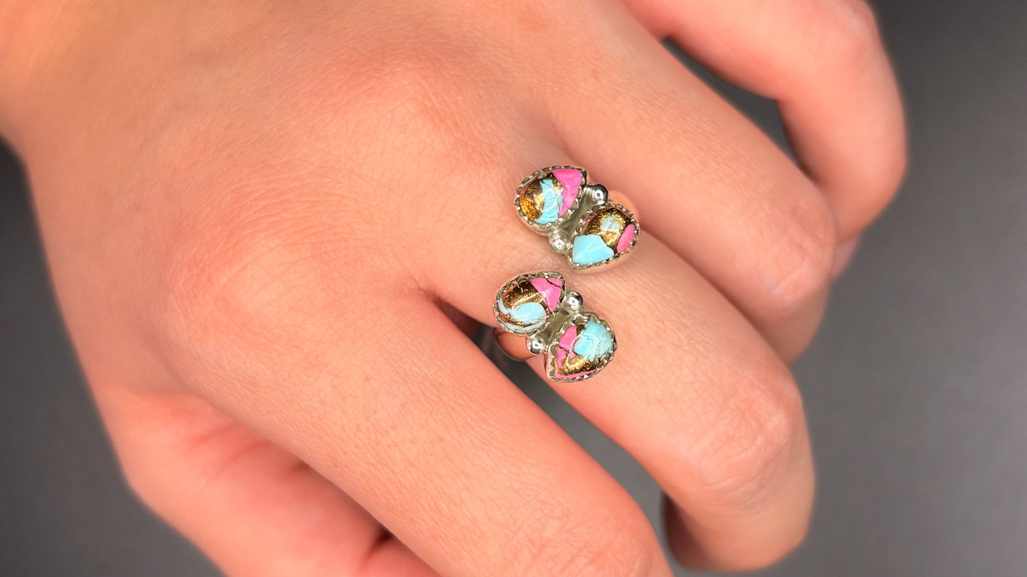 Sterling Silver Cotton Candy Ring