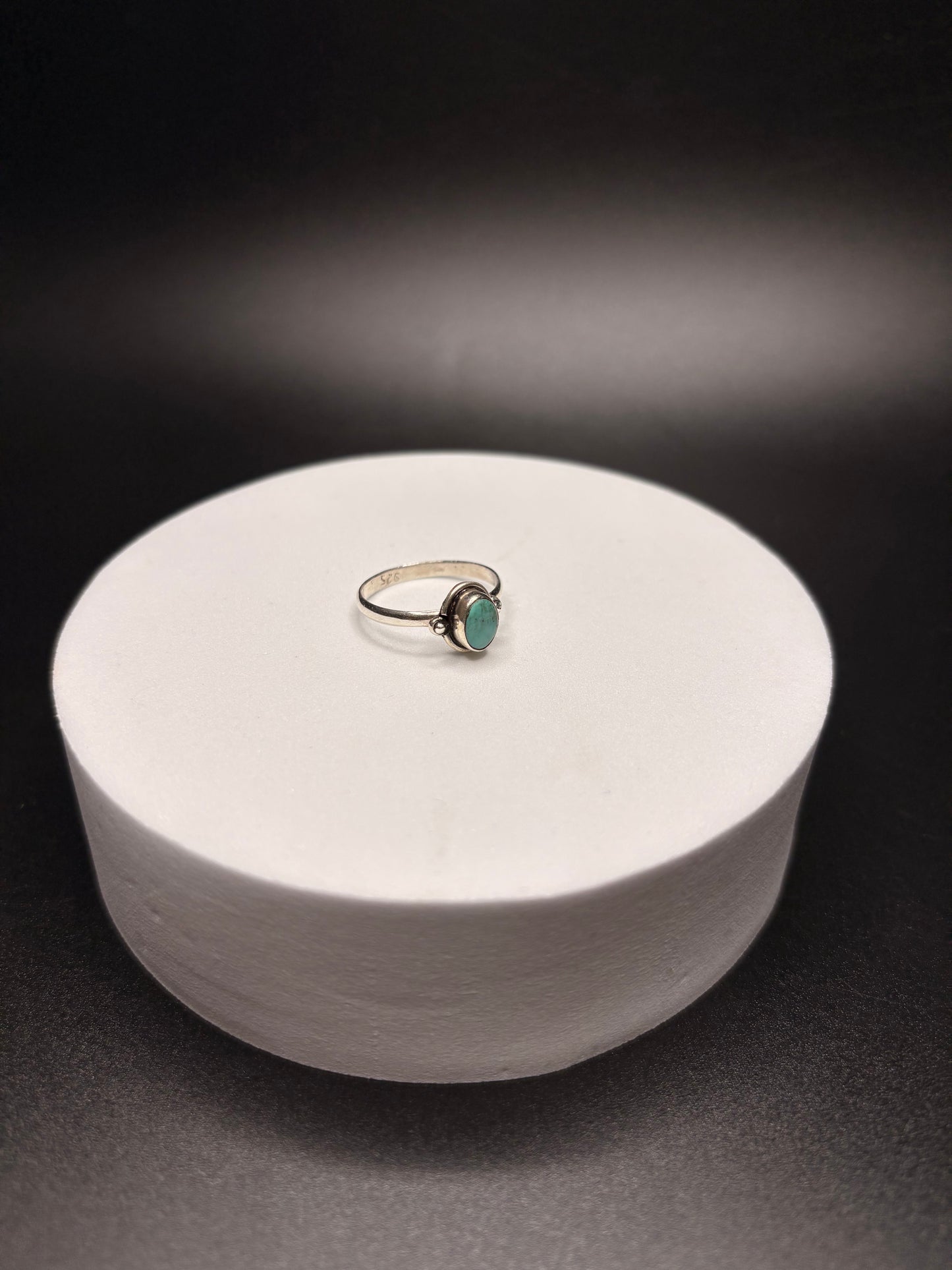 Sterling Silver Genuine Turquoise Ring
