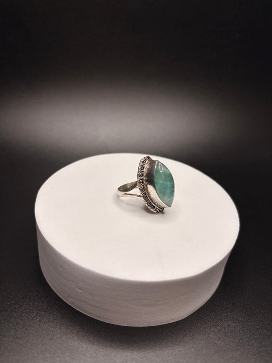 Sterling Silver Moon Stone Ring