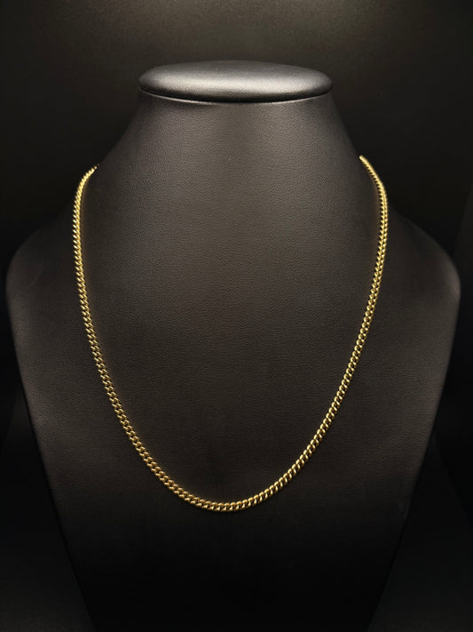 Stainless Steel PVD Gold Curb Chain