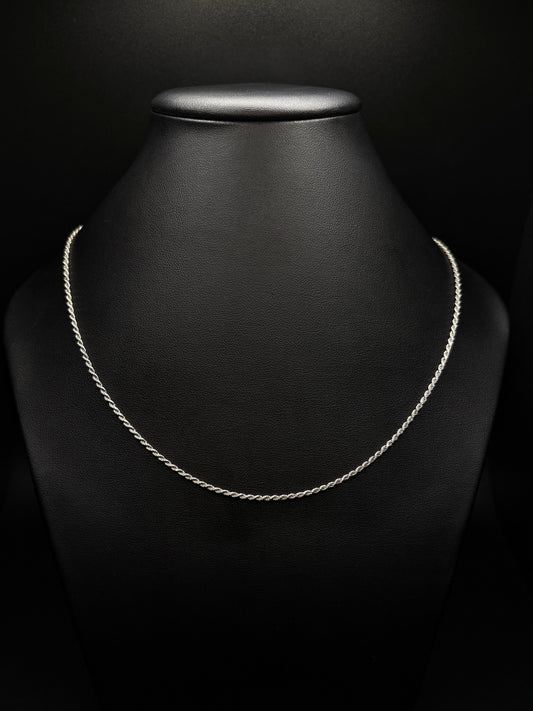 Sterling Silver Rope Chain