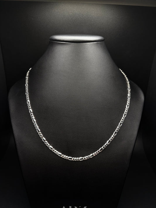 Sterling Silver Figaro Chain