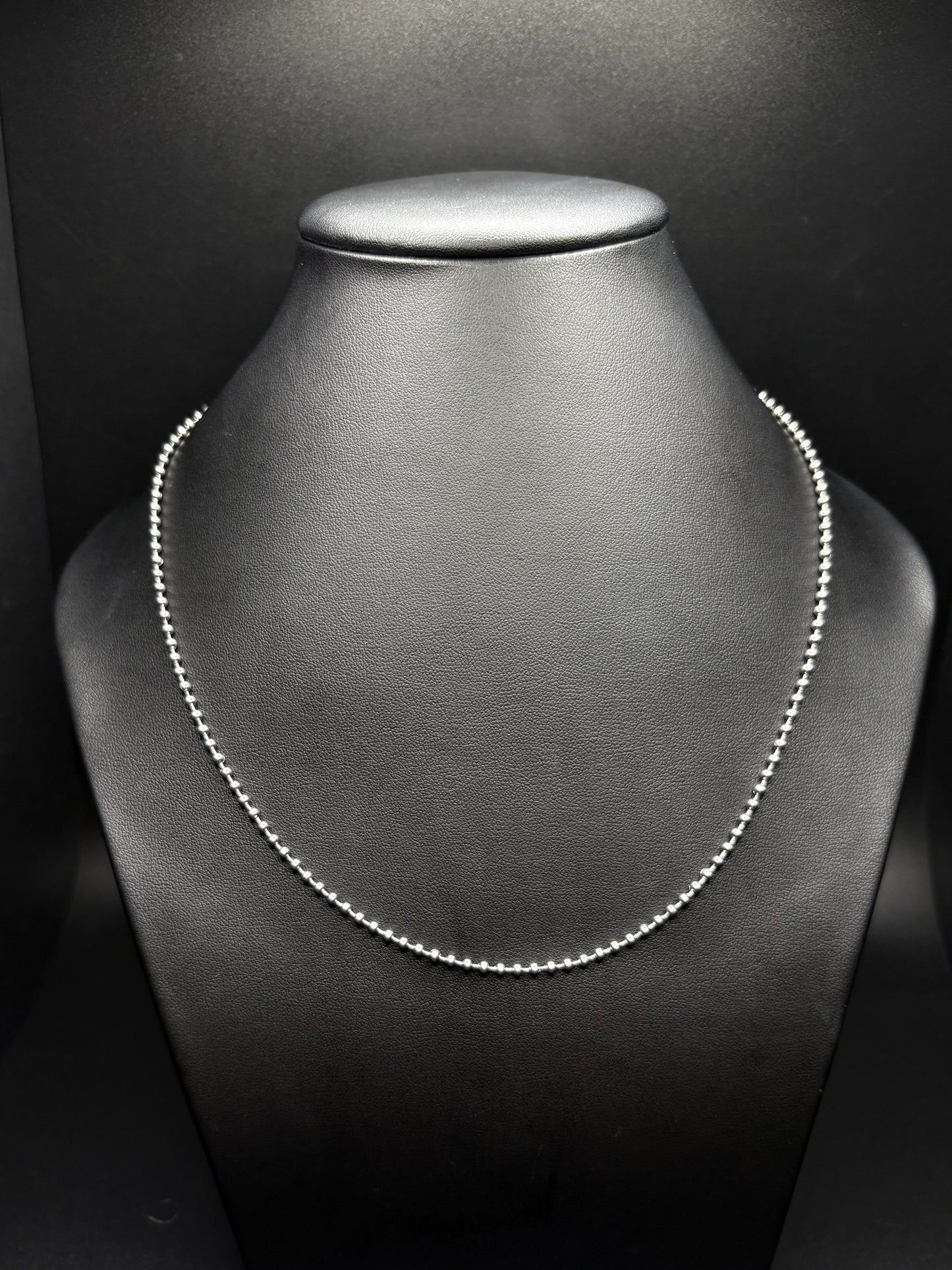 Sterling Silver Beaded Chain