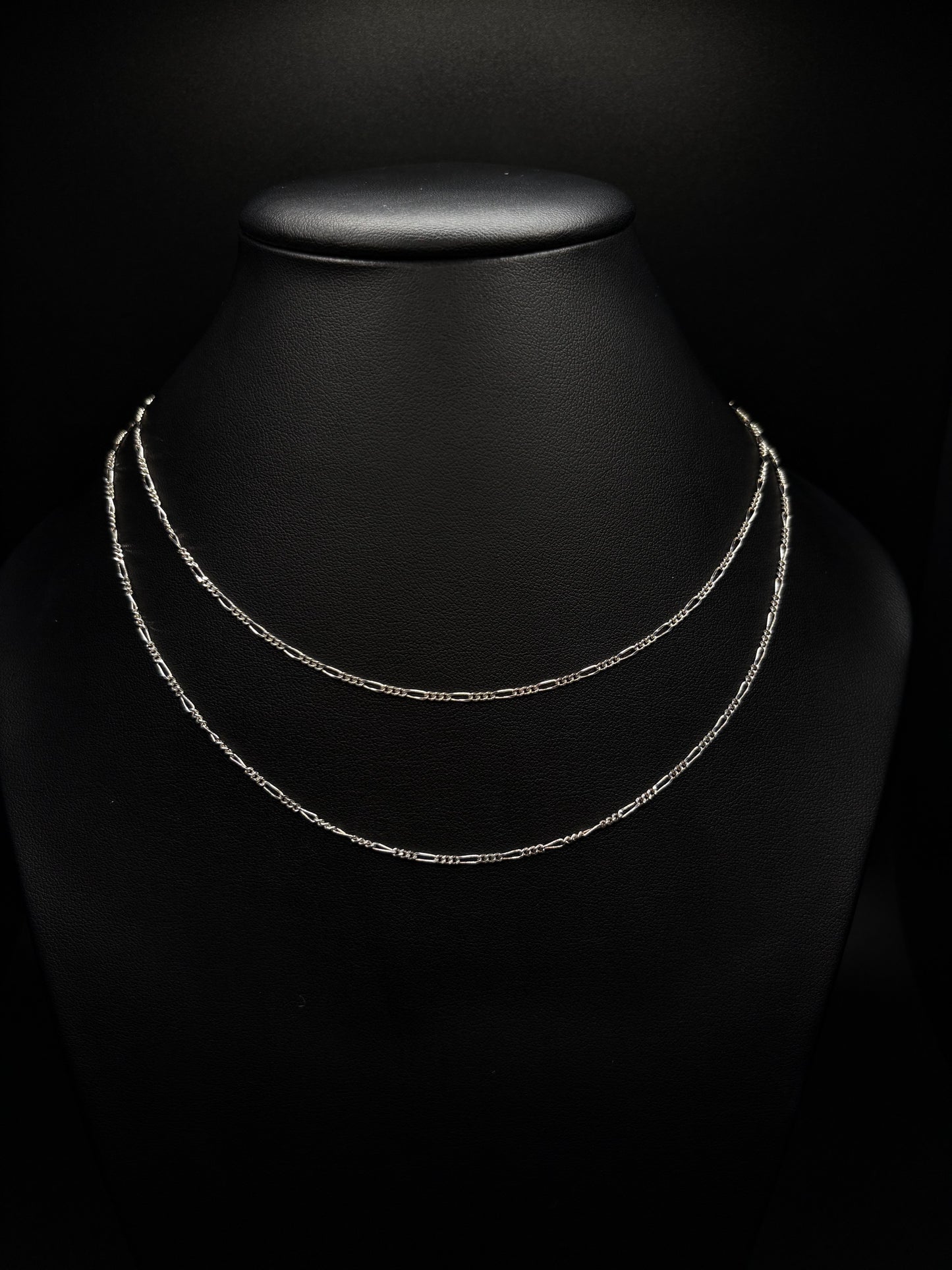 Sterling Silver Figaro Chain 1.7mm