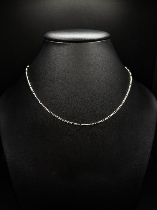 Sterling Silver Figaro Chain 1.7mm
