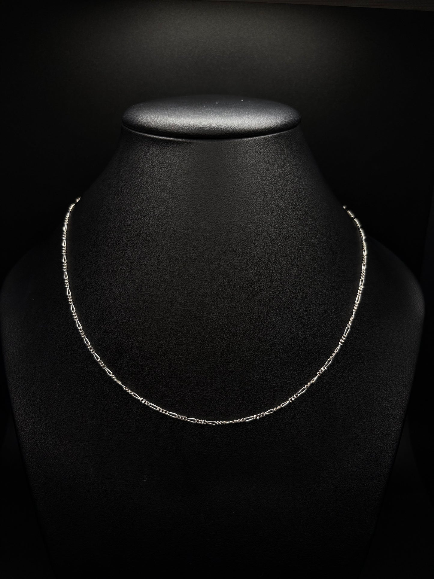 Sterling Silver Figaro Chain 1.7mm