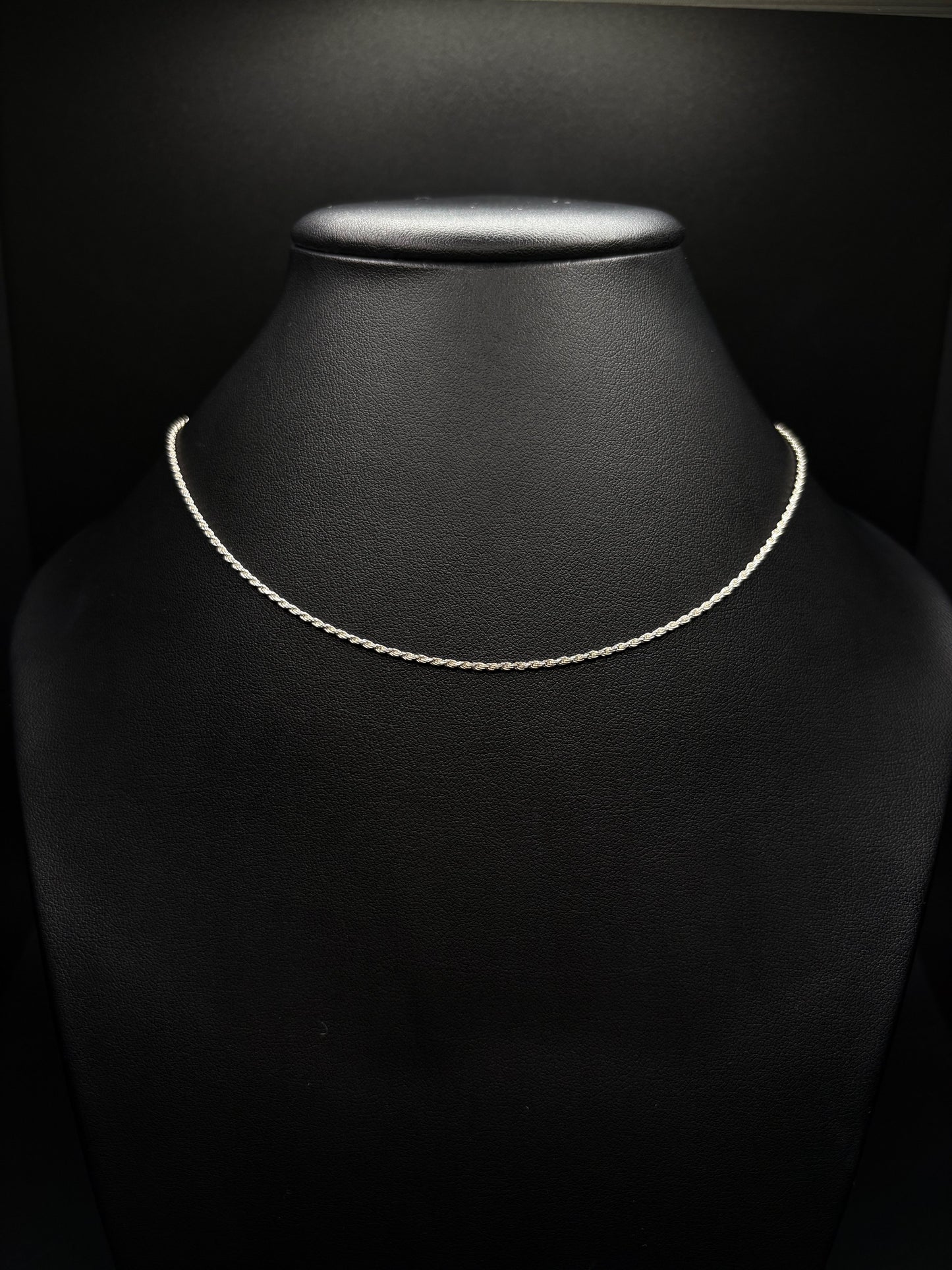 Sterling Silver Rope Chain 1.2mm
