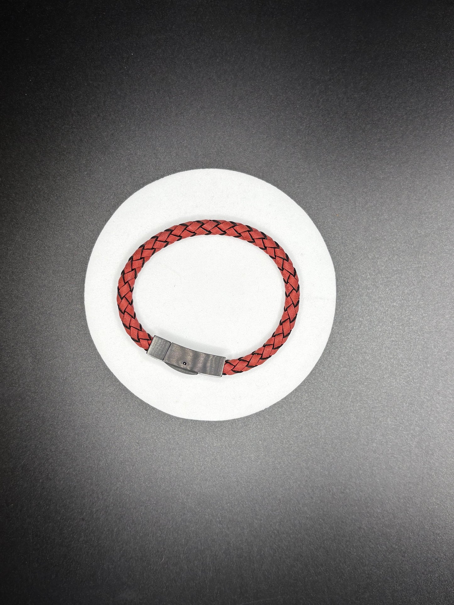 Red Braided Bracelet