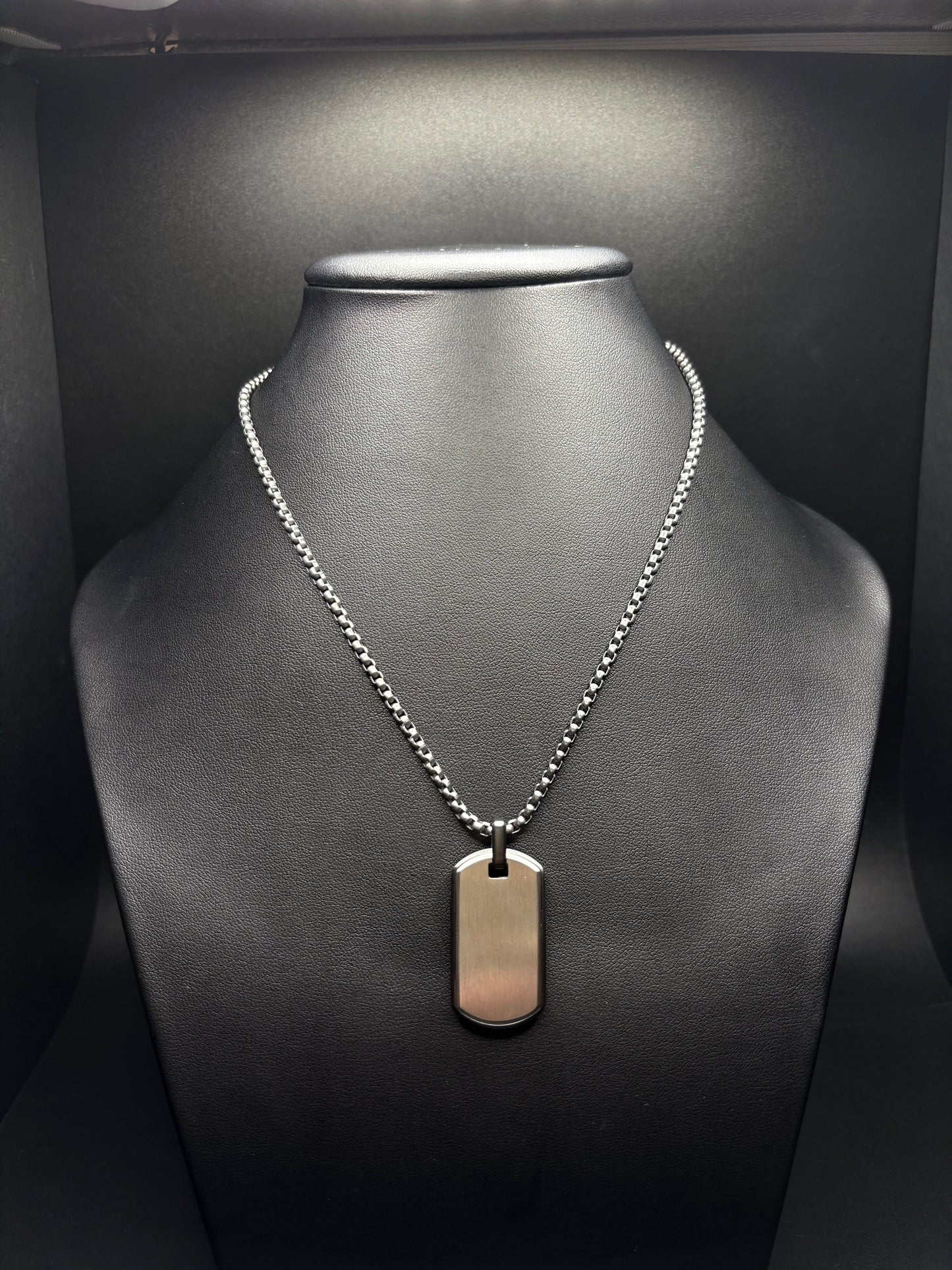Stainless Steel Reversible Dog Tag (engrave-able)