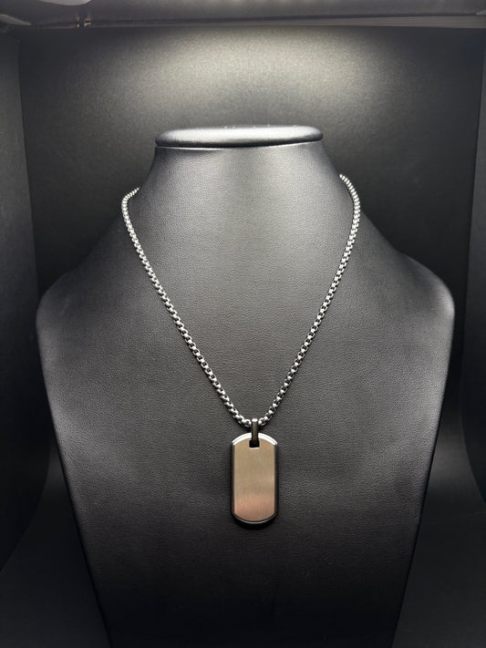 Stainless Steel Reversible Dog Tag (engrave-able)