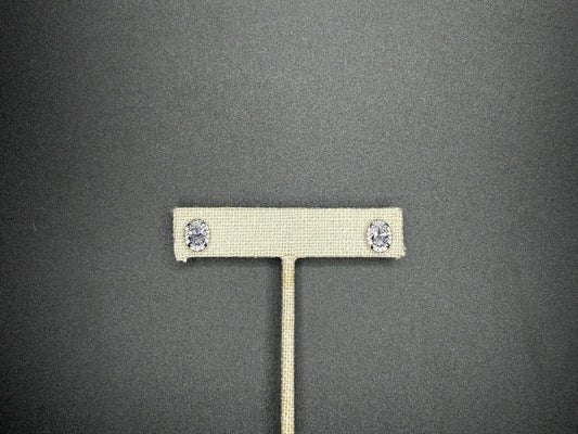 Sterling Silver Studs With CZ's