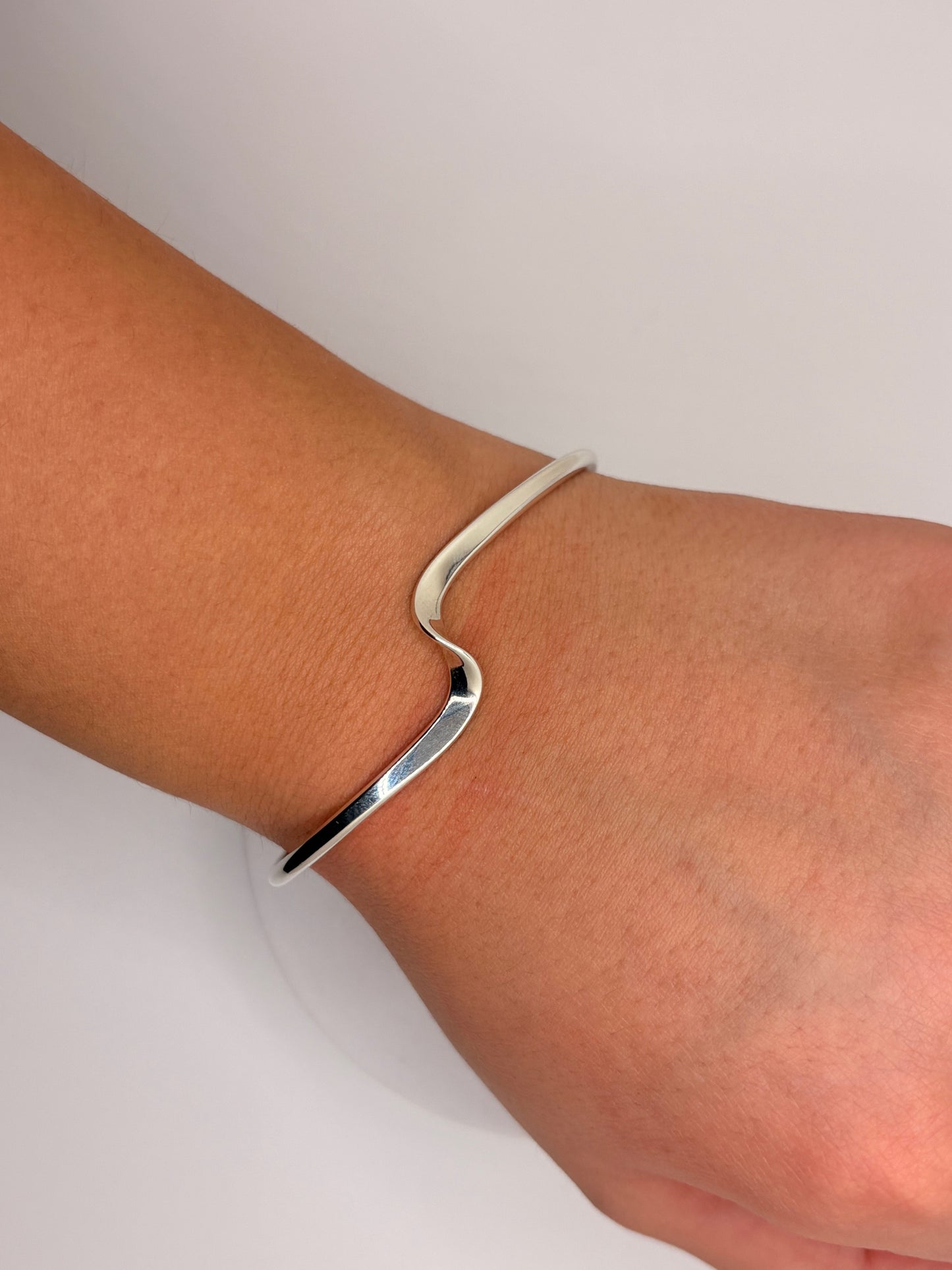 Sterling Silver Swirl Cuff