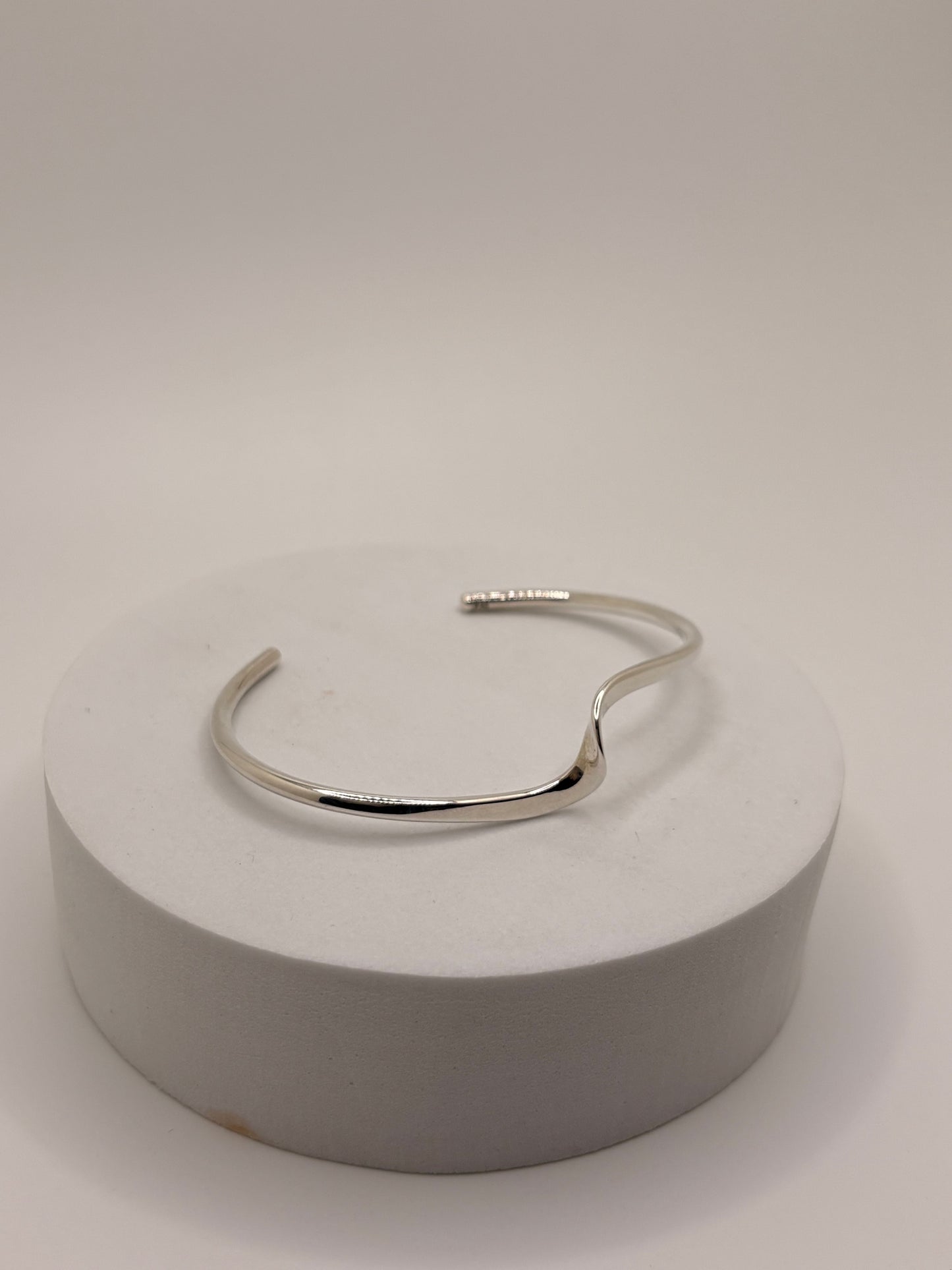 Sterling Silver Swirl Cuff