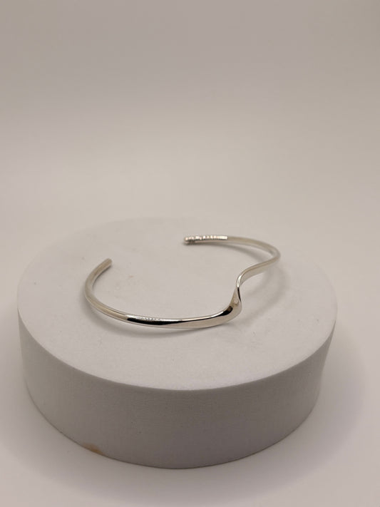 Sterling Silver Swirl Cuff