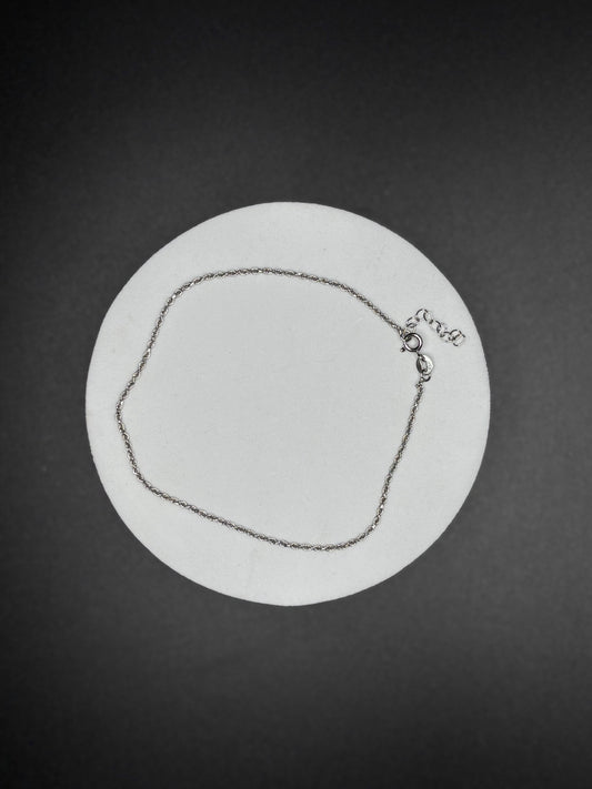 Sterling Silver Rope Anklet