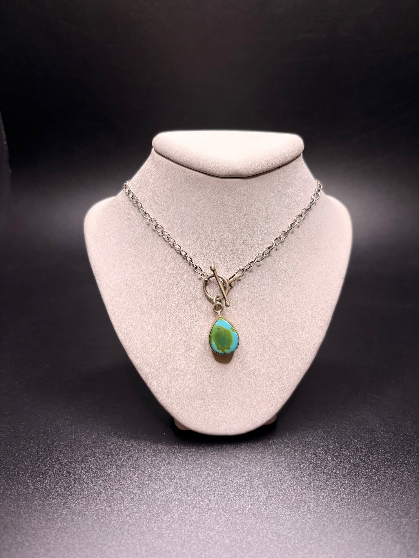 Sterling Silver Sonoran Turquoise Necklace