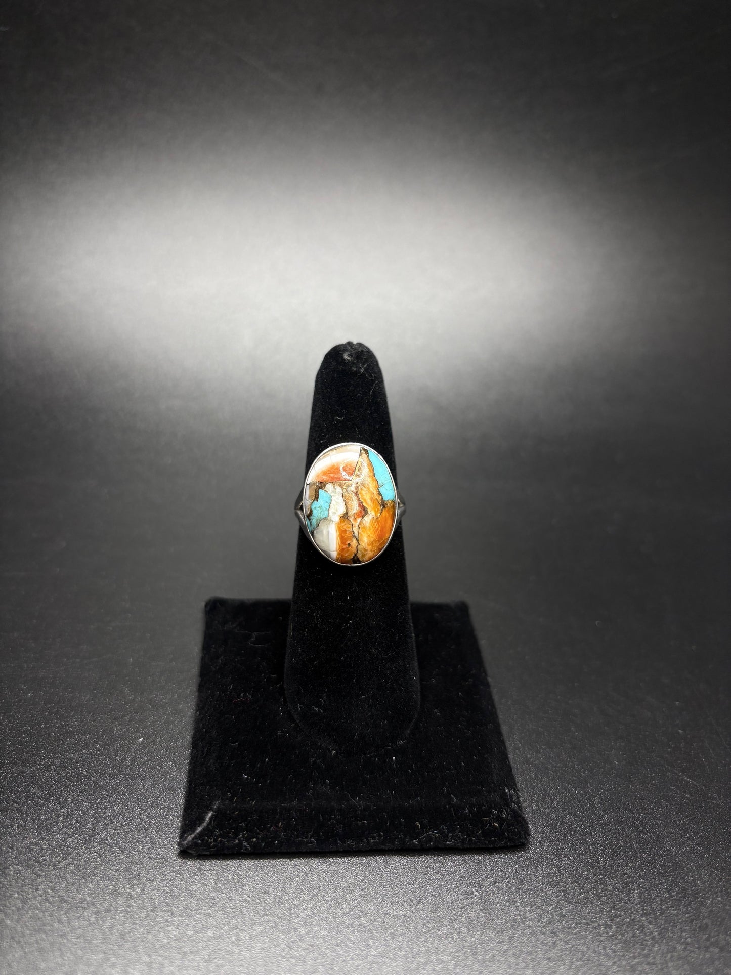 Sterling Silver Spiny Oyster Ring