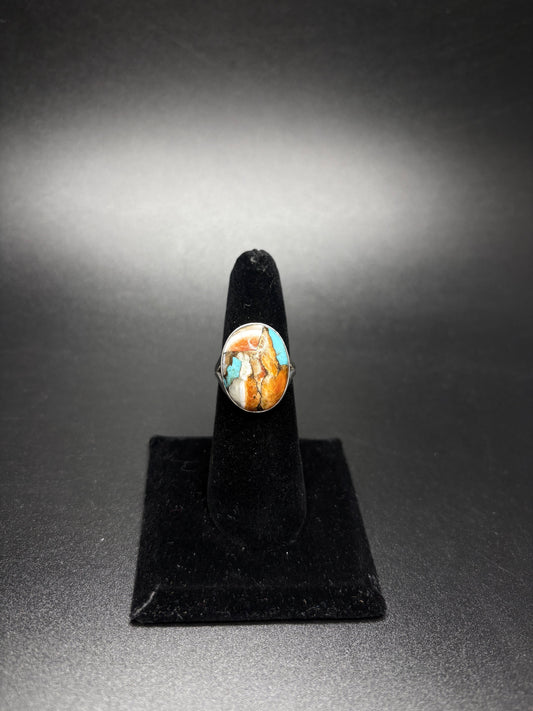 Sterling Silver Spiny Oyster Ring