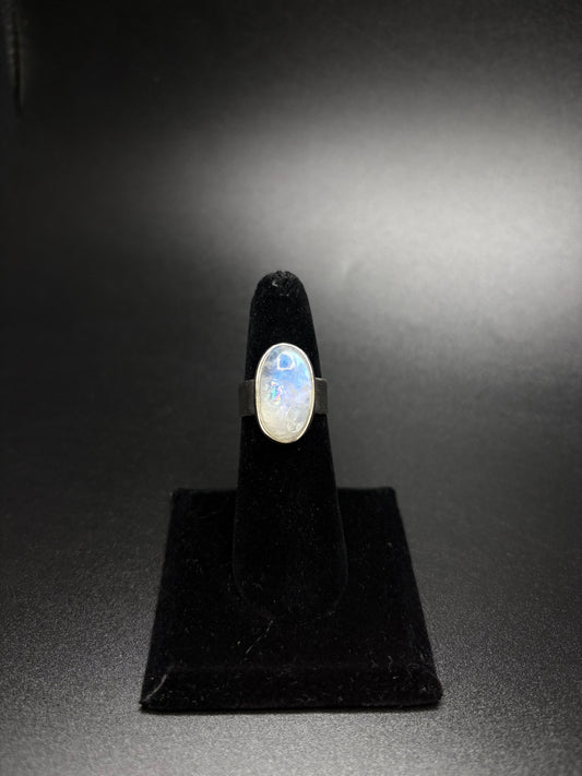 Sterling Silver Moonstone Ring