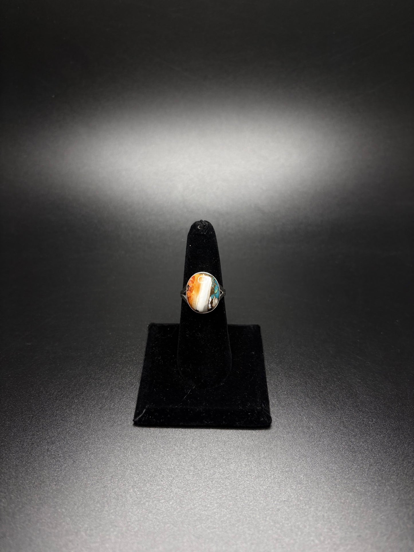 Sterling Silver Spiney Oyster Ring