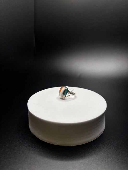 Sterling Silver Spiney Oyster Ring