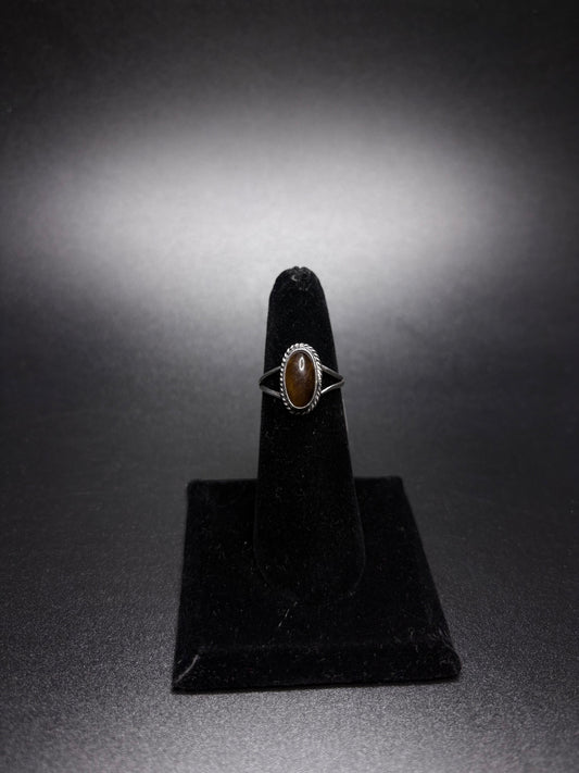 Sterling Silver Tiger's Eye Ring