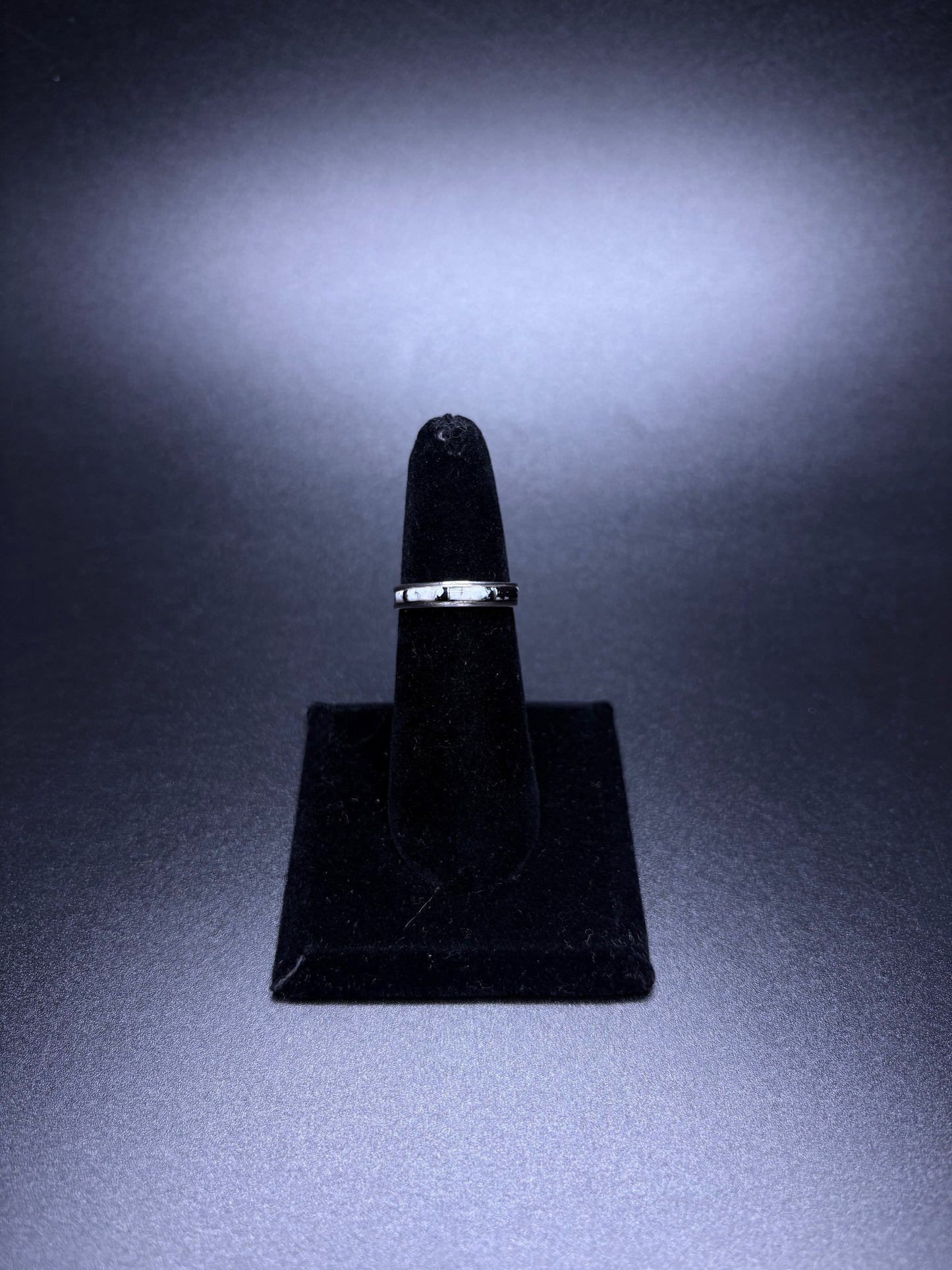 Sterling Silver White Buffalo Ring