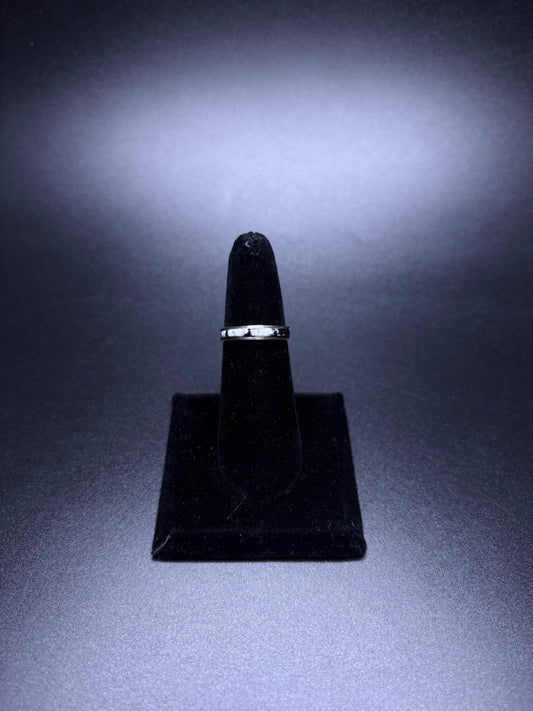 Sterling Silver White Buffalo Ring