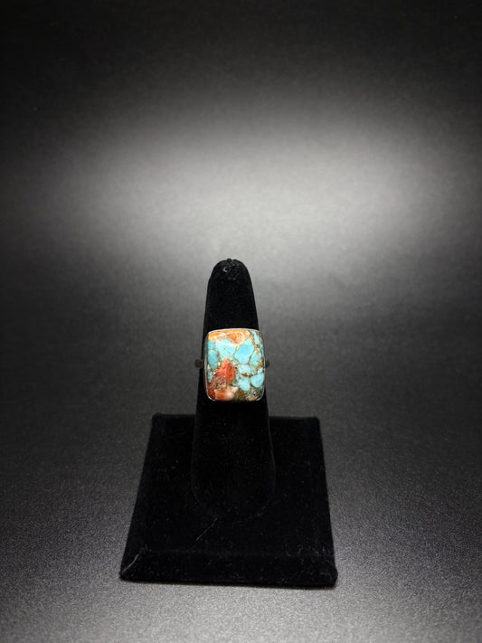 Sterling Silver Spiney Oyster Ring