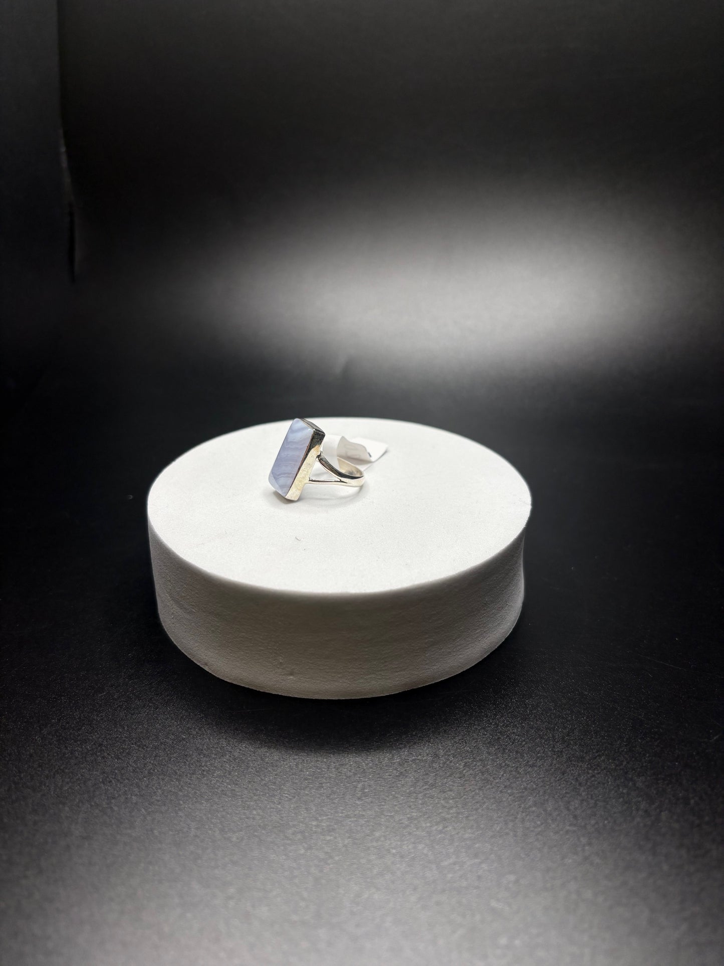 Sterling Silver Blue Lace Agate Ring