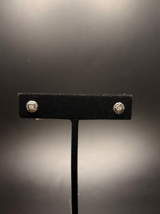 Sterling Silver Lab Grown 1/2ct Studs