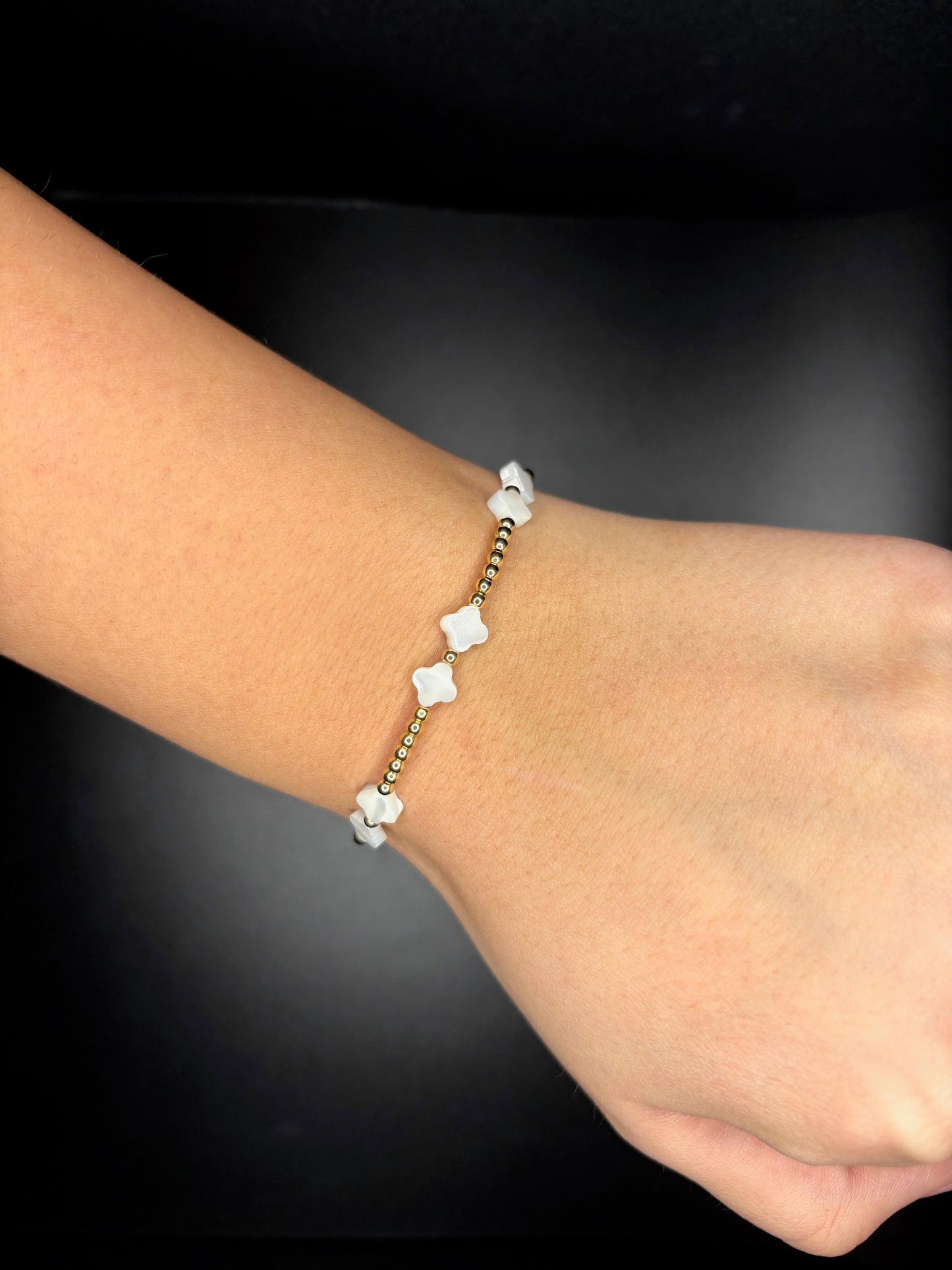 Gold-Filled Clover Bracelet
