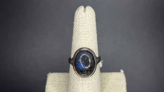Sterling Silver Labrodite Ring