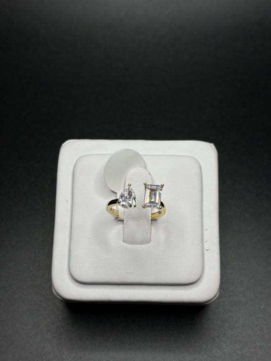 Gold-Filled Double Cz Ring