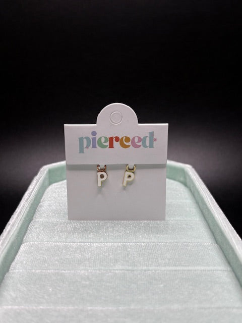 Cream "P" Charm