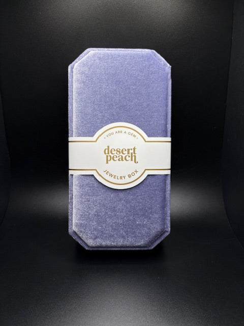 Amethyst Velvet Jewelry Box