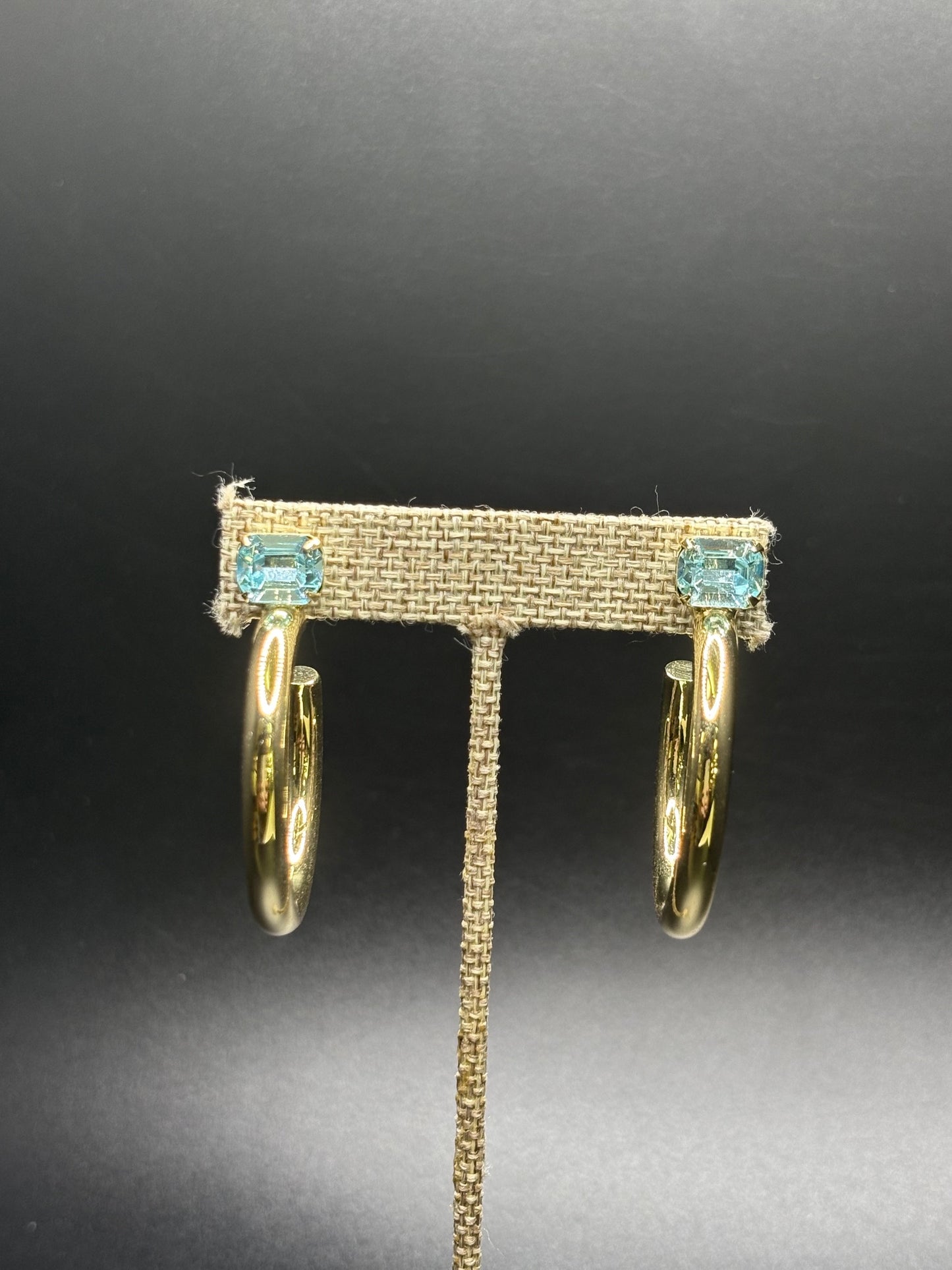 Keeley Emerald Cut Hoops