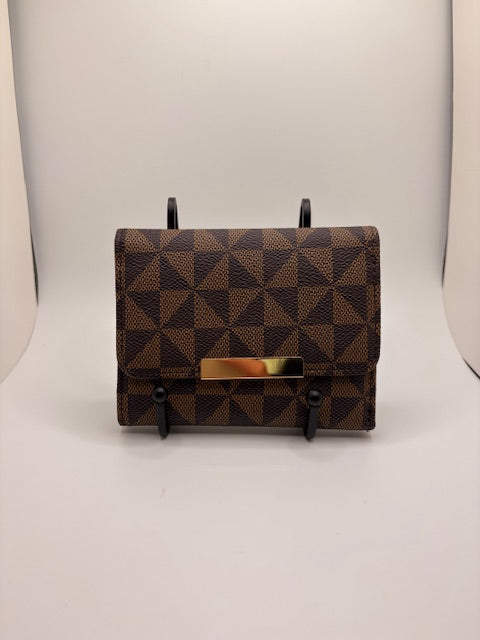 Brown Margot Tri-Fold Wallet